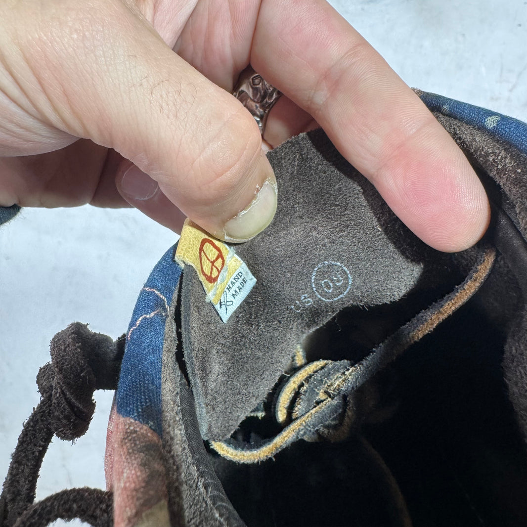 Visvim Brown Patchwork FBTs