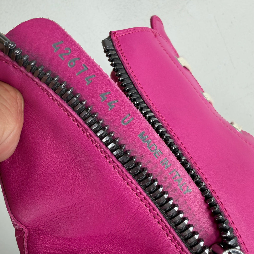 Rick Owens Hot Pink Leather Ramones