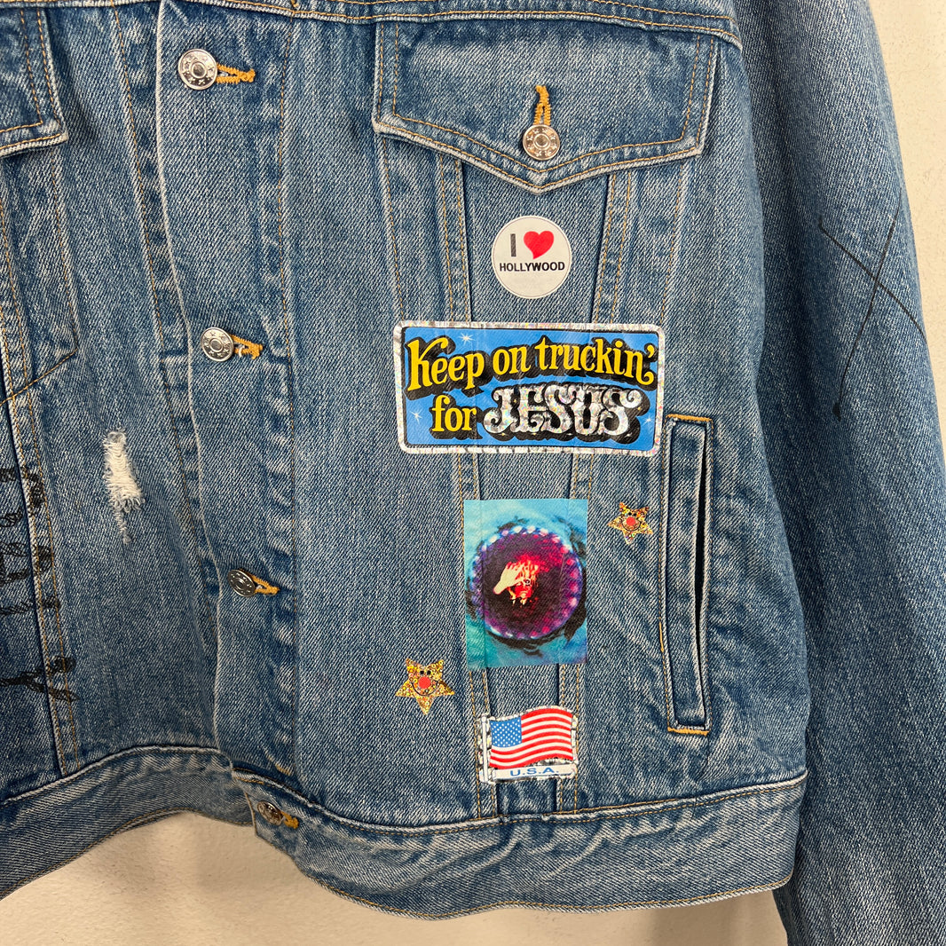 Paly Hollywood Try Hard Denim Jacket