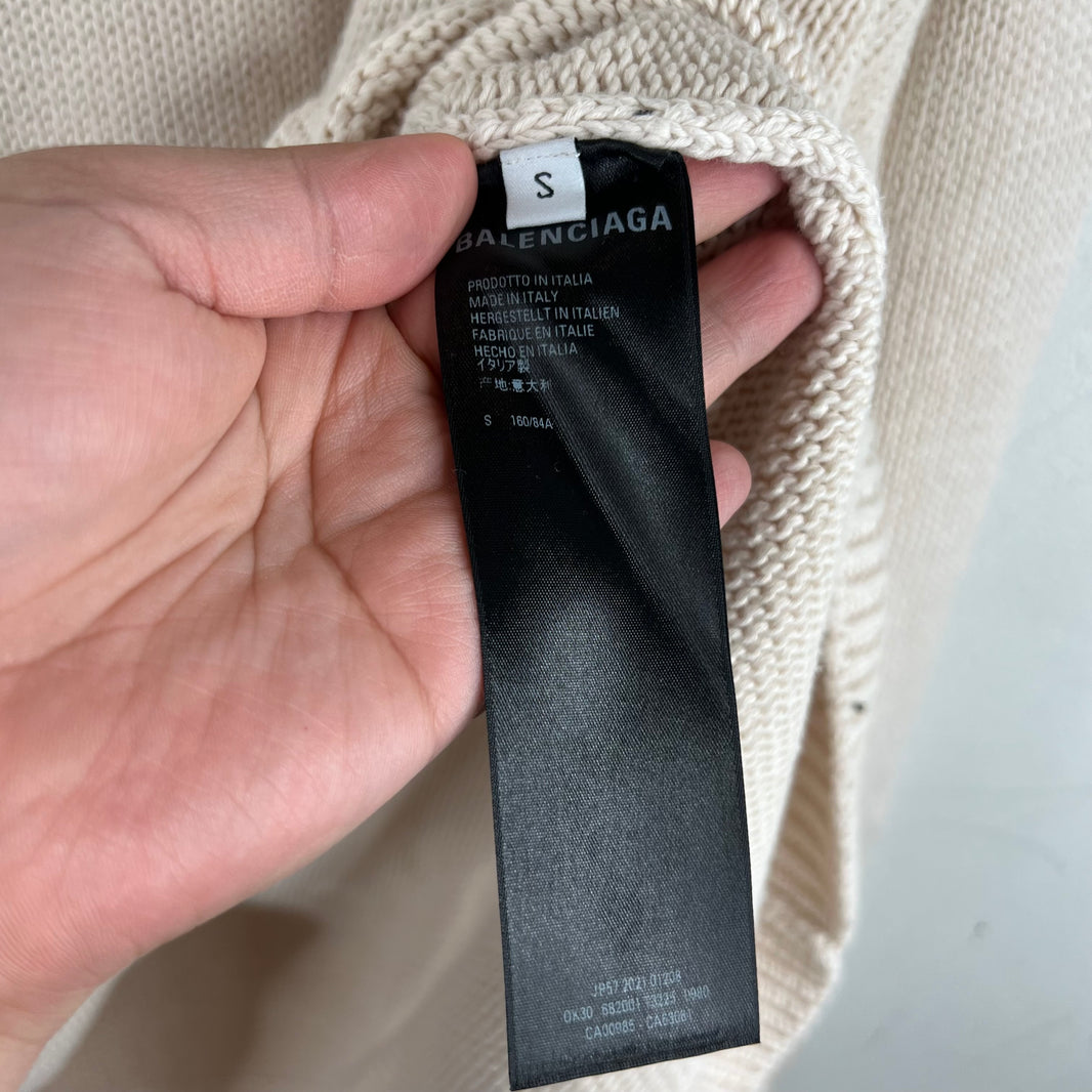 Balenciaga Bebe Crystal Knit Sweater