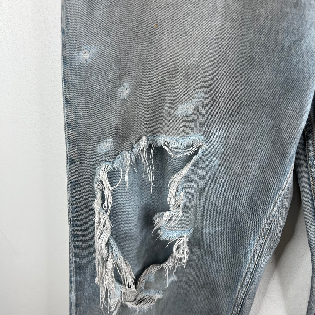 Balenciaga Front Pocket Distressed Denim jeans