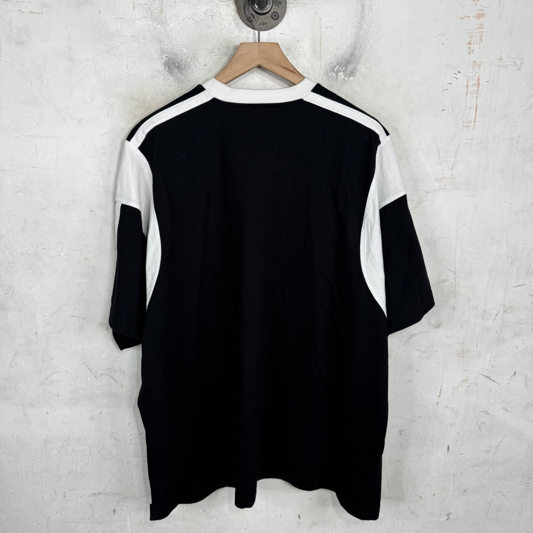 Balenciaga Black/White Sporty B Panelled T-Shirt