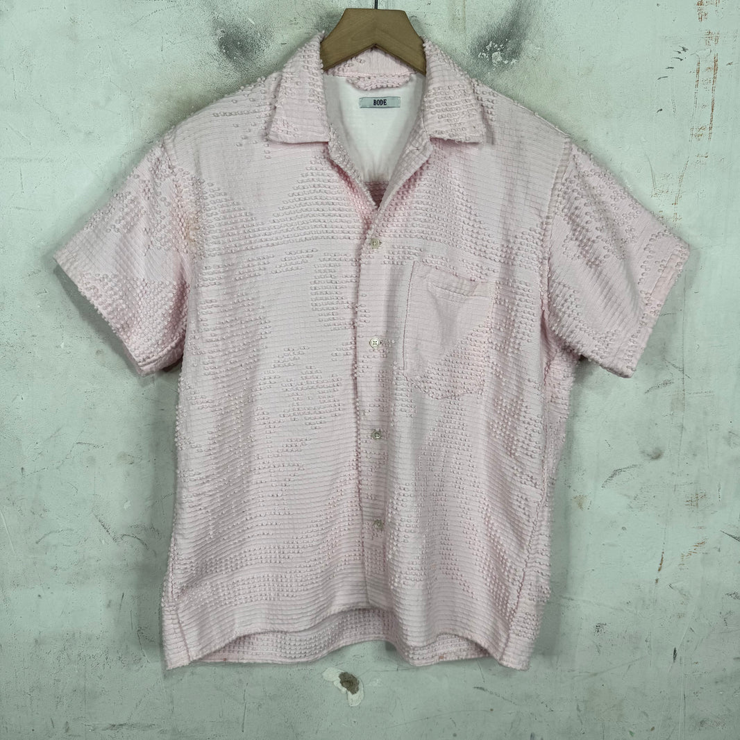 Bode Pink Textured Shirt