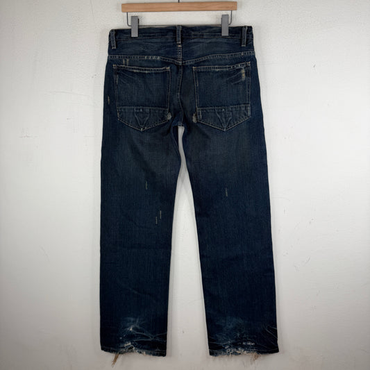 Rick Owens Selvedge Bootcut Slab Denim Jeans