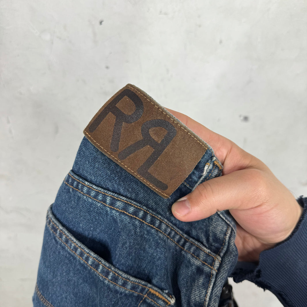 RRL Baggy Cutoff Denim Shorts