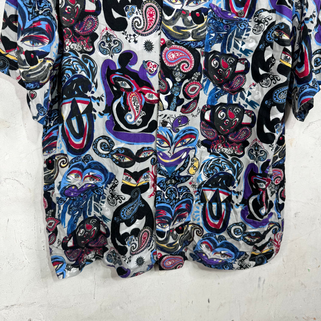 Martine Rose Psychedelic Paisley S/S Shirt