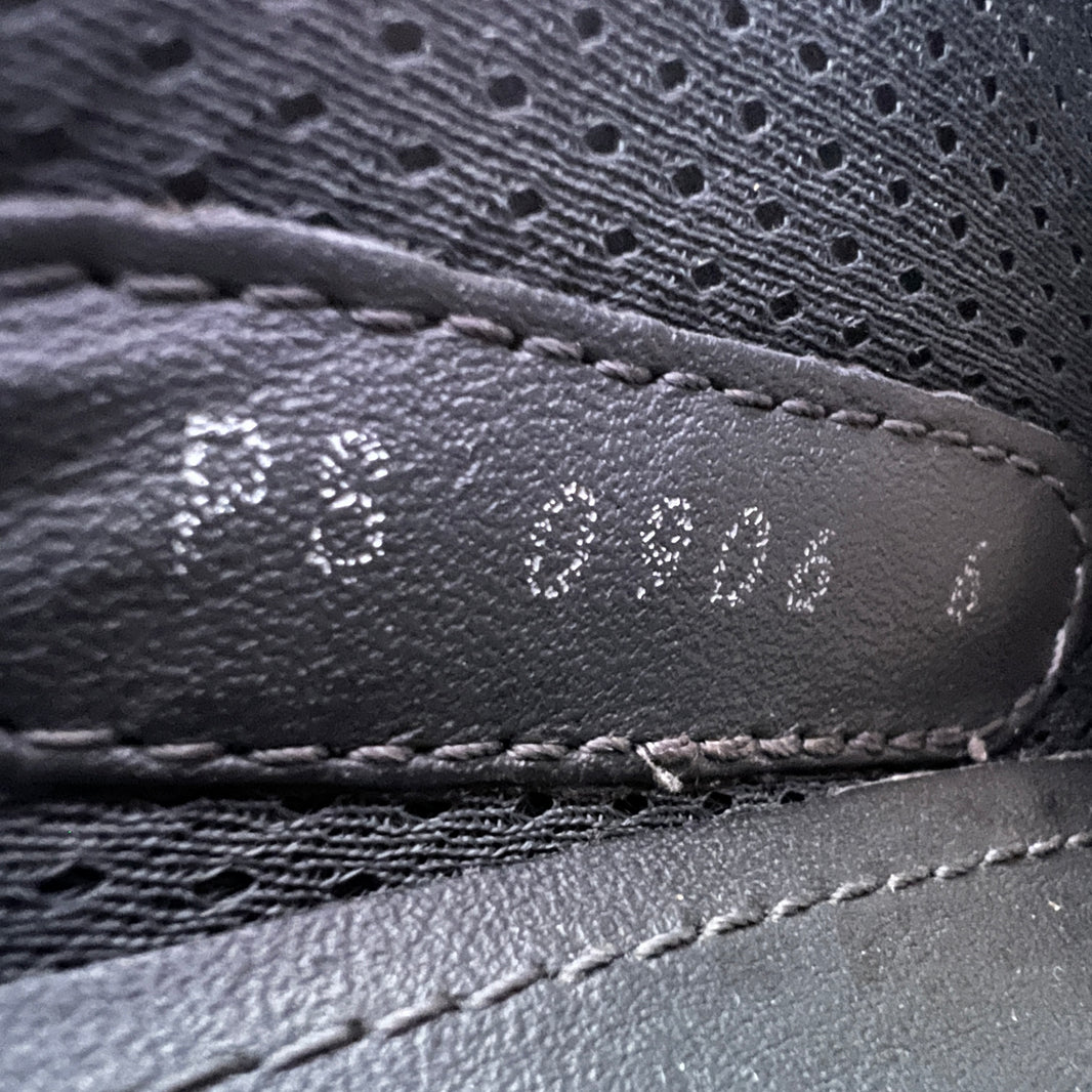 Prada Grey Patent Leather America's Cups