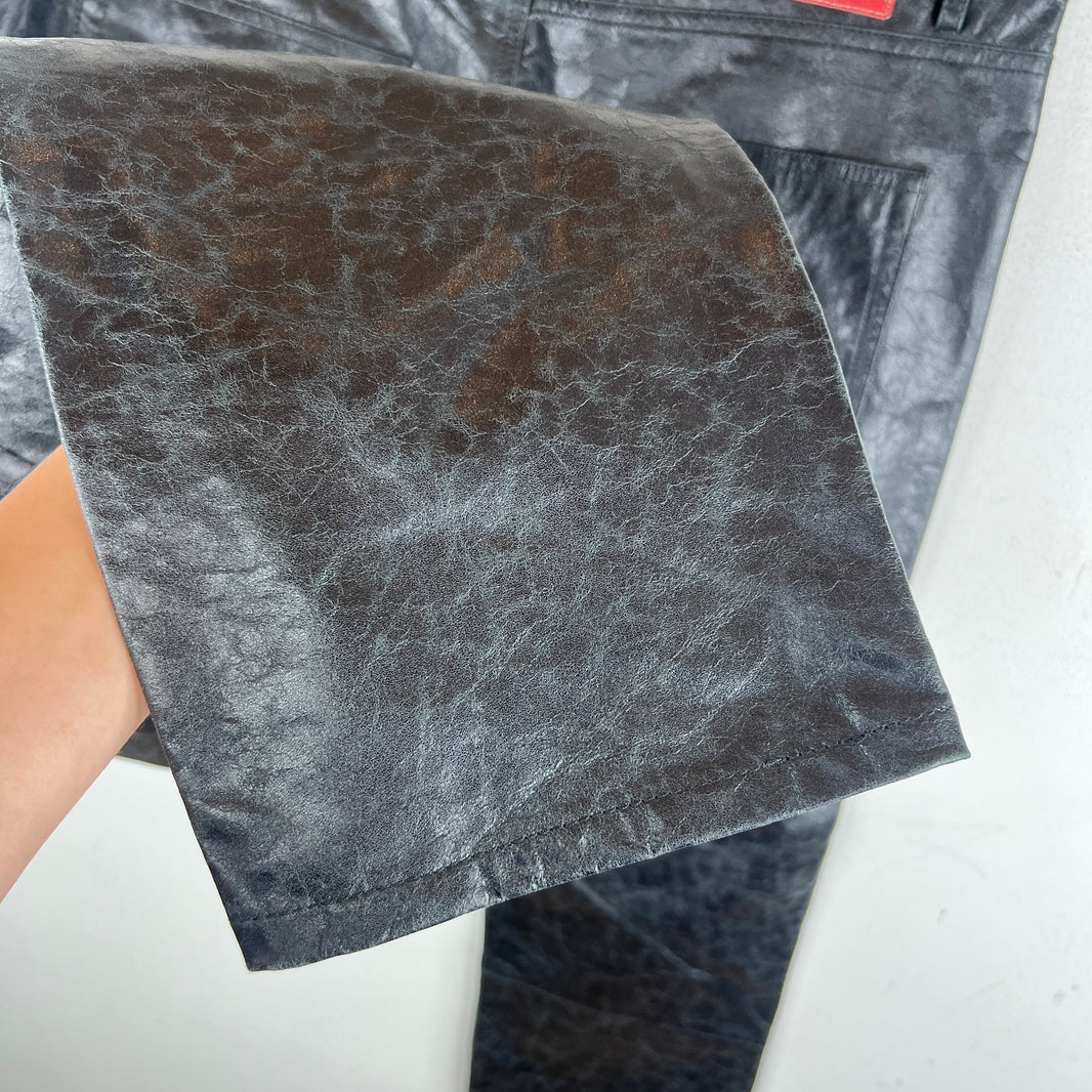 424 Paper Leather Jeans