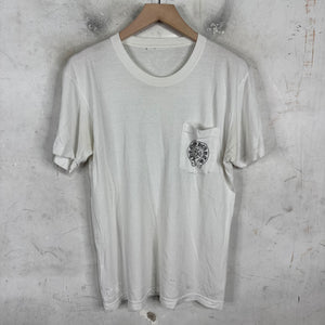 Chrome Hearts White Smoked Horseshoe T-Shirt