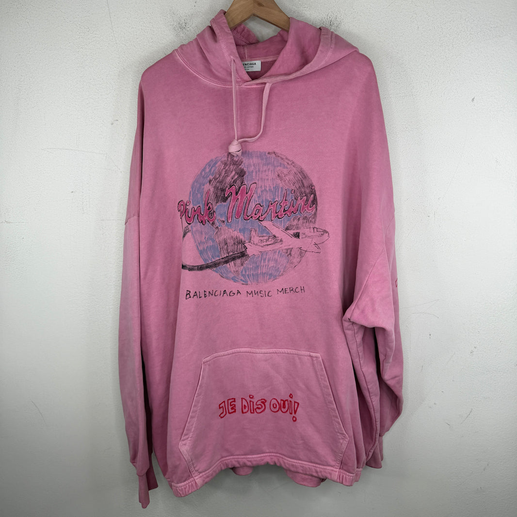 Balenciaga Limited Pink Martini Hoodie