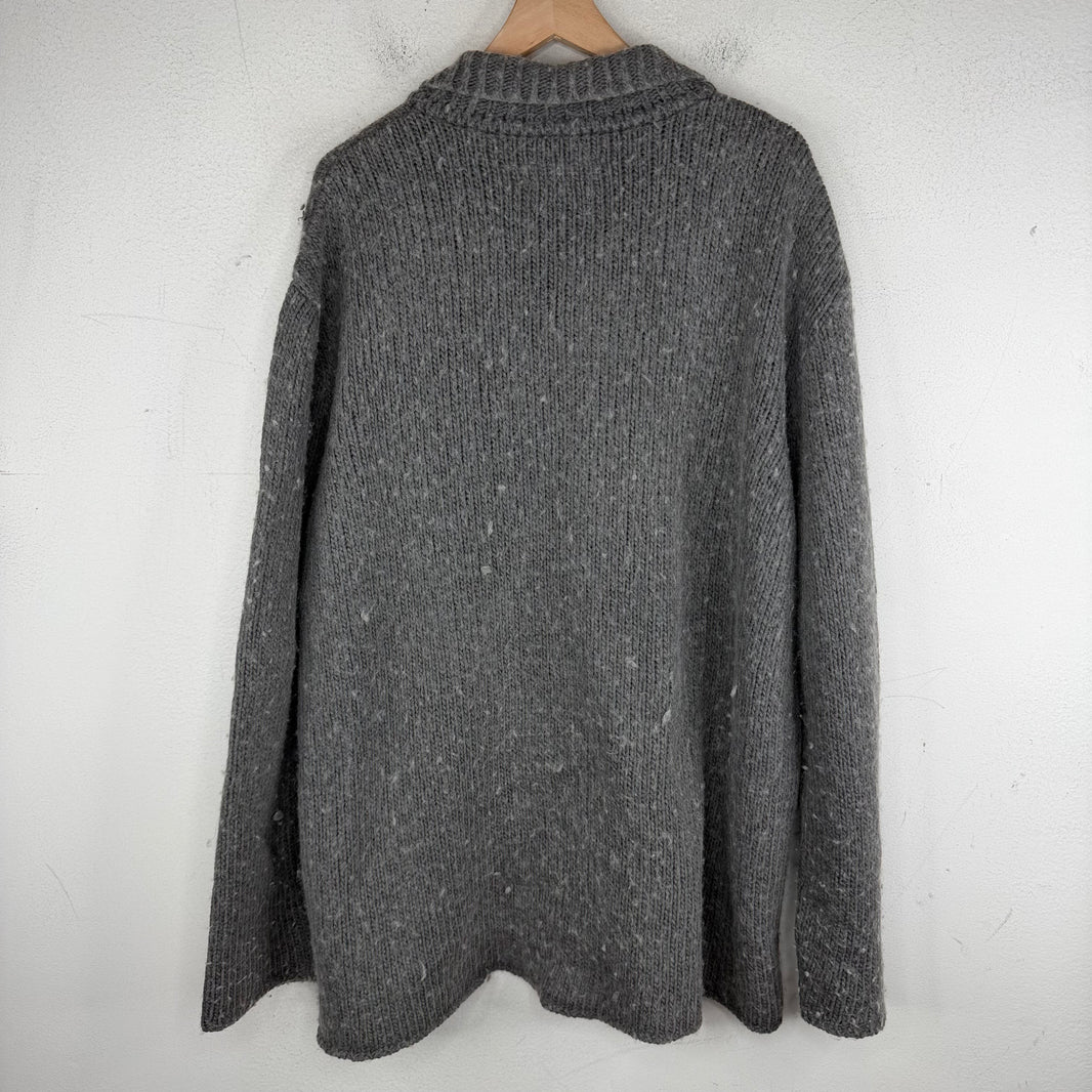 Our Legacy Gray Wool Blend Big Cardigan