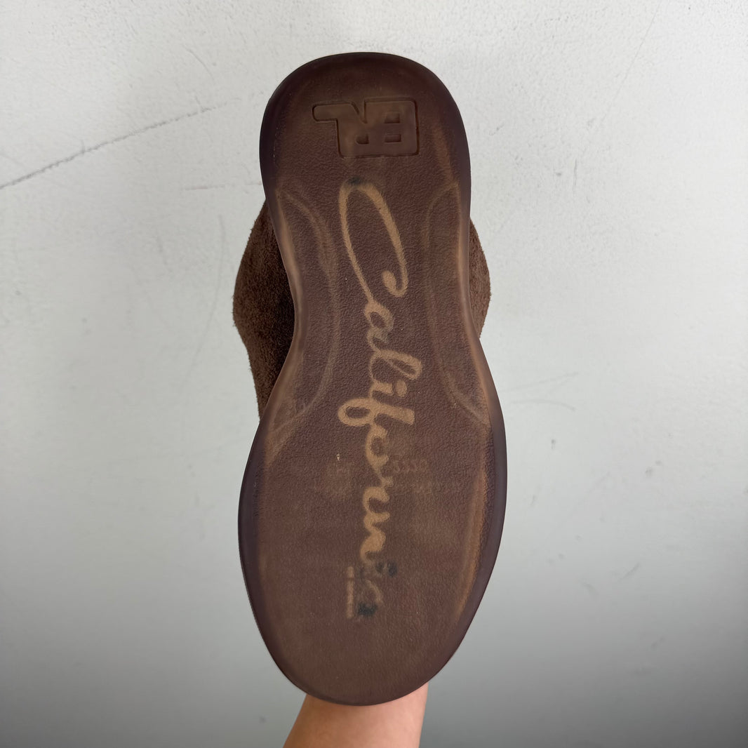 ERL Brown Suede Vamp Sneakers