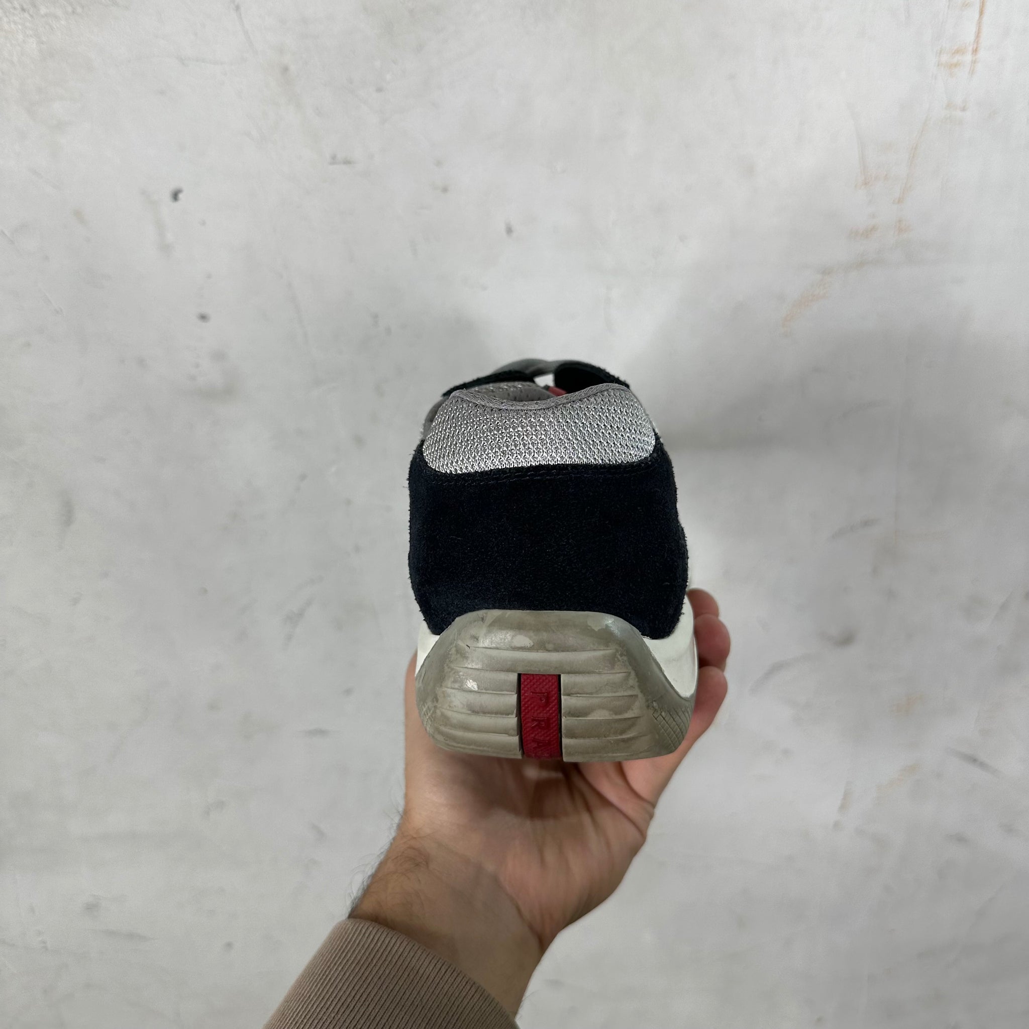 Prada Navy Suede America Cups