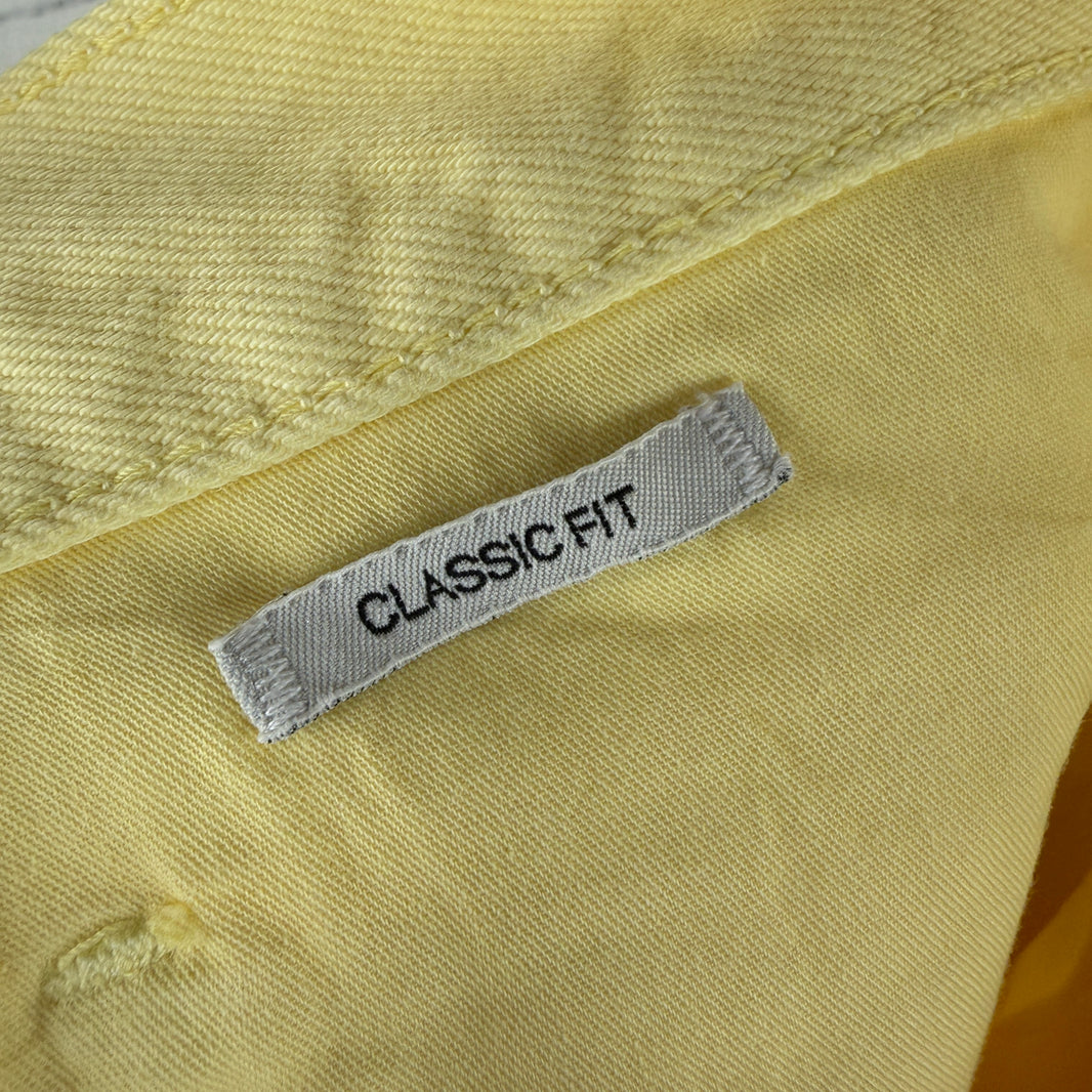Prada Pastel Yellow Classic Fit Jeans