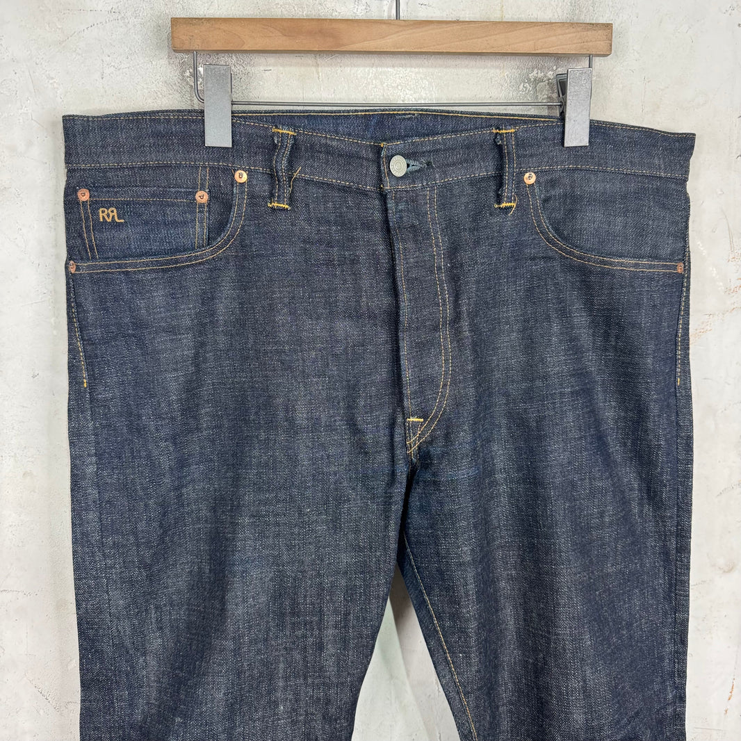 RRL Slim Narrow Raw Selvedge Jeans
