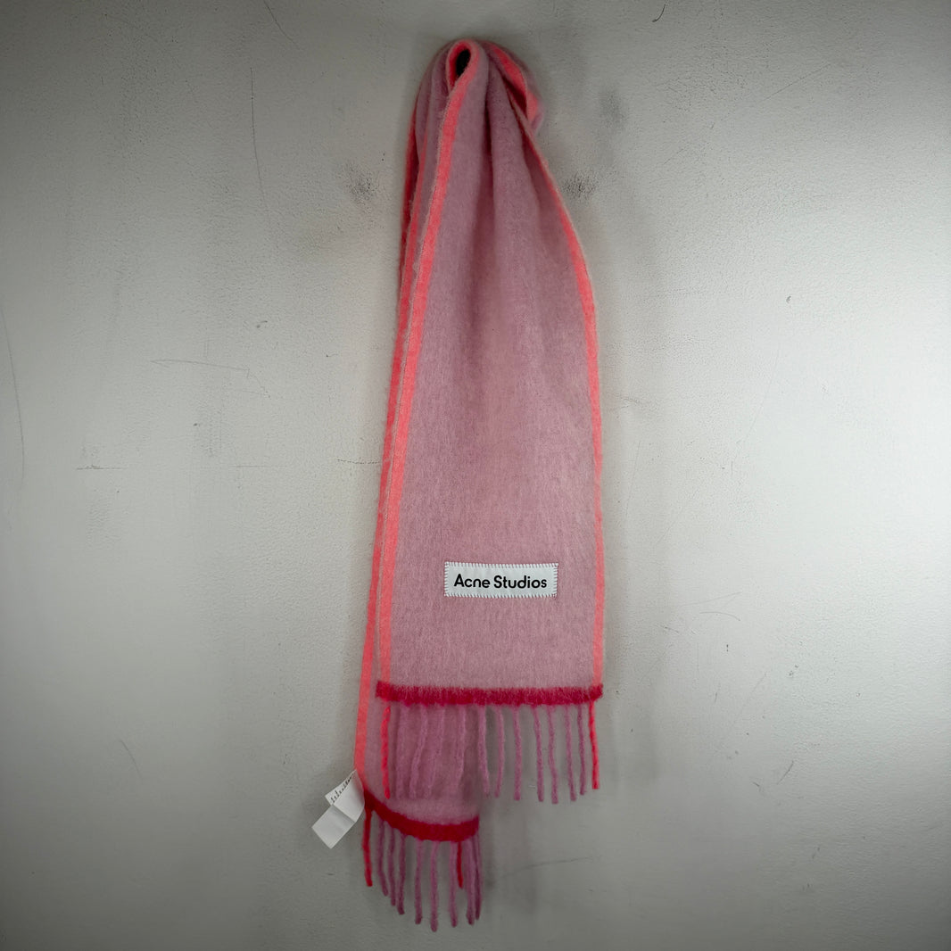 Acne Studios Pink Mohair Scarf