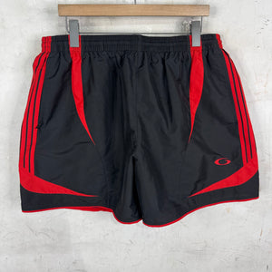 Balenciaga Black/Red Running Shorts