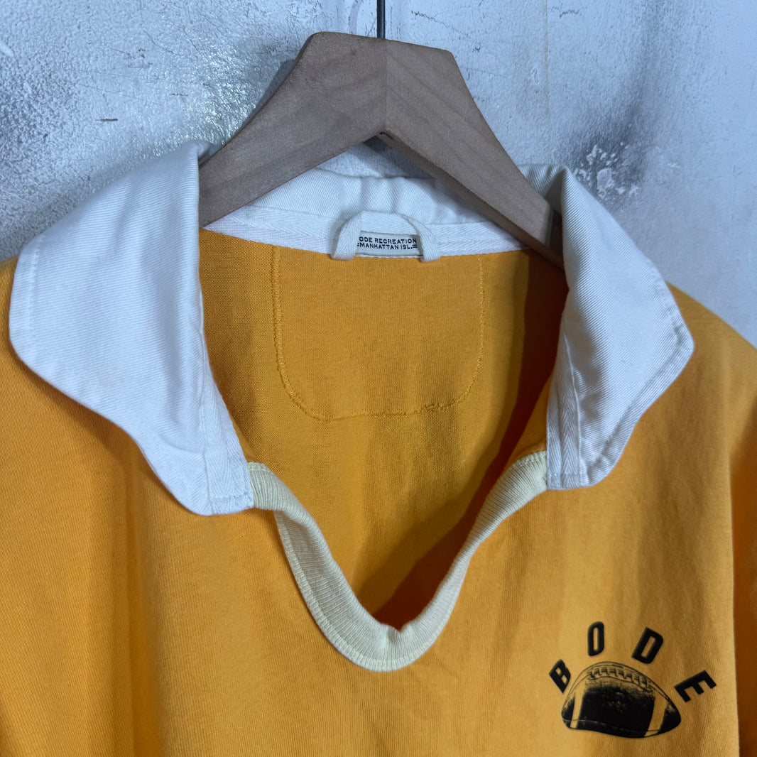 Bode Football Collared Shirt