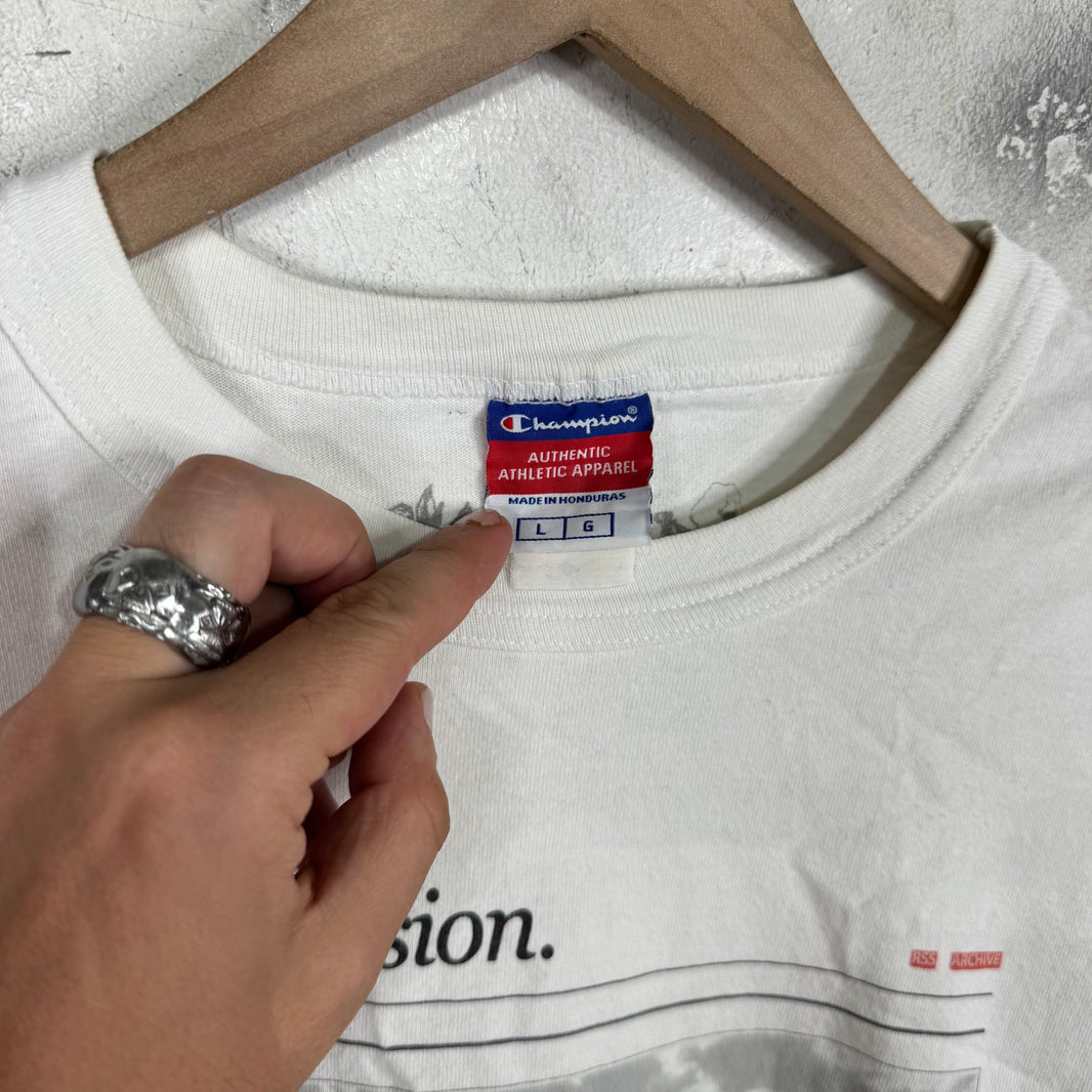 Pyrex x Denim Tears White Newspaper T-Shirt