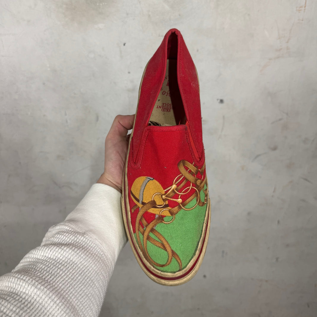 Ralph Lauren Patterned Slip On Shoes