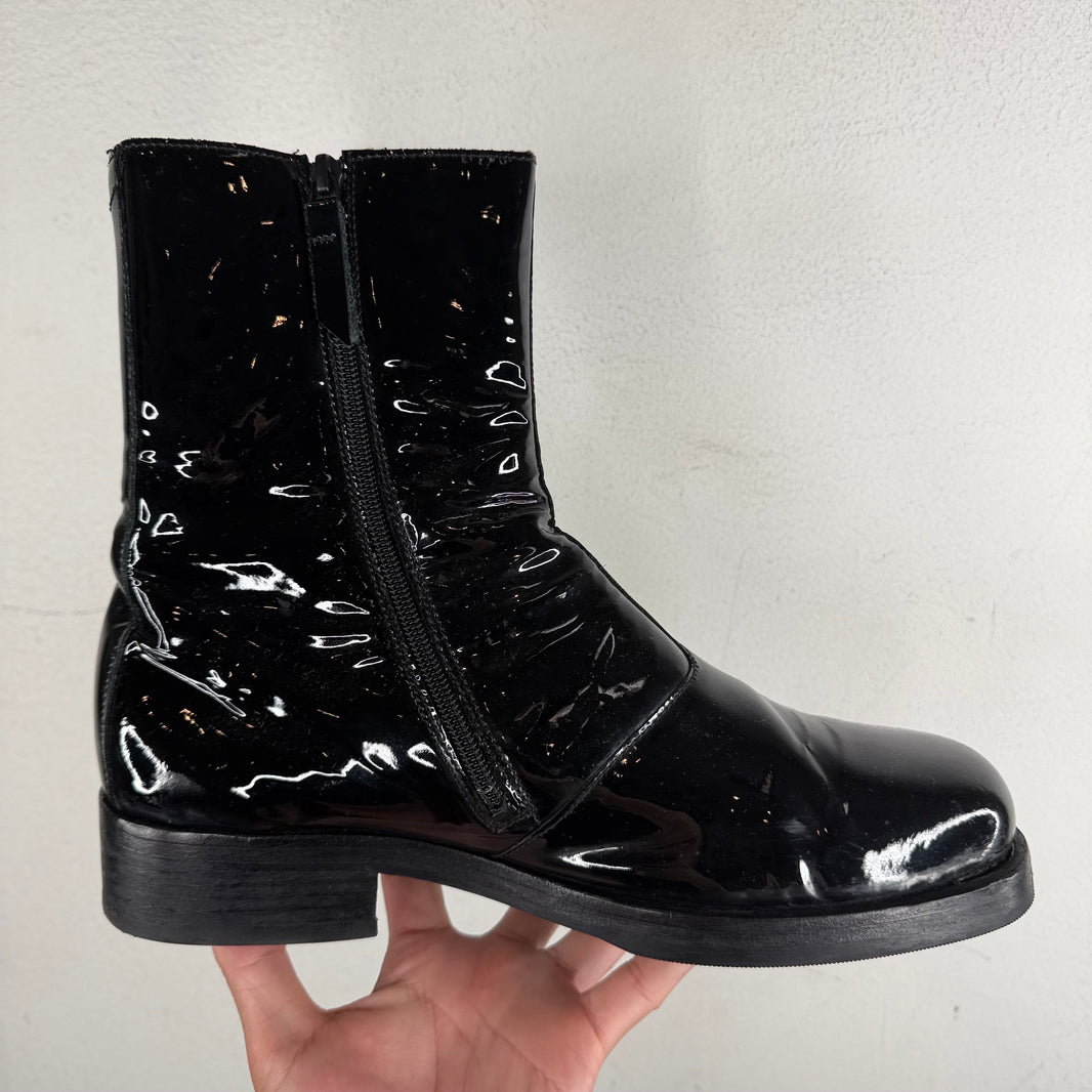 Our Legacy Camion Patent Leather Boots