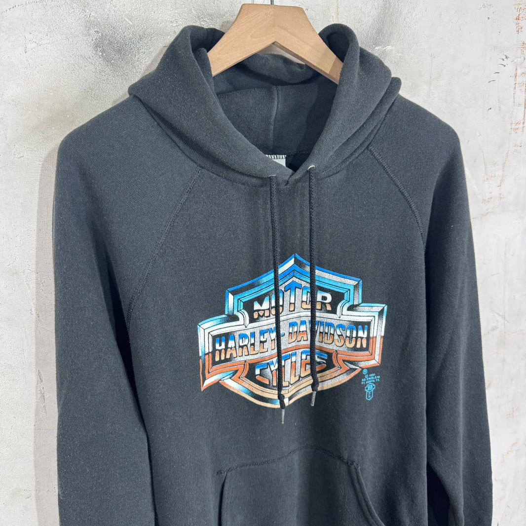 Vintage Harley Davidson 3D Shield Hoodie