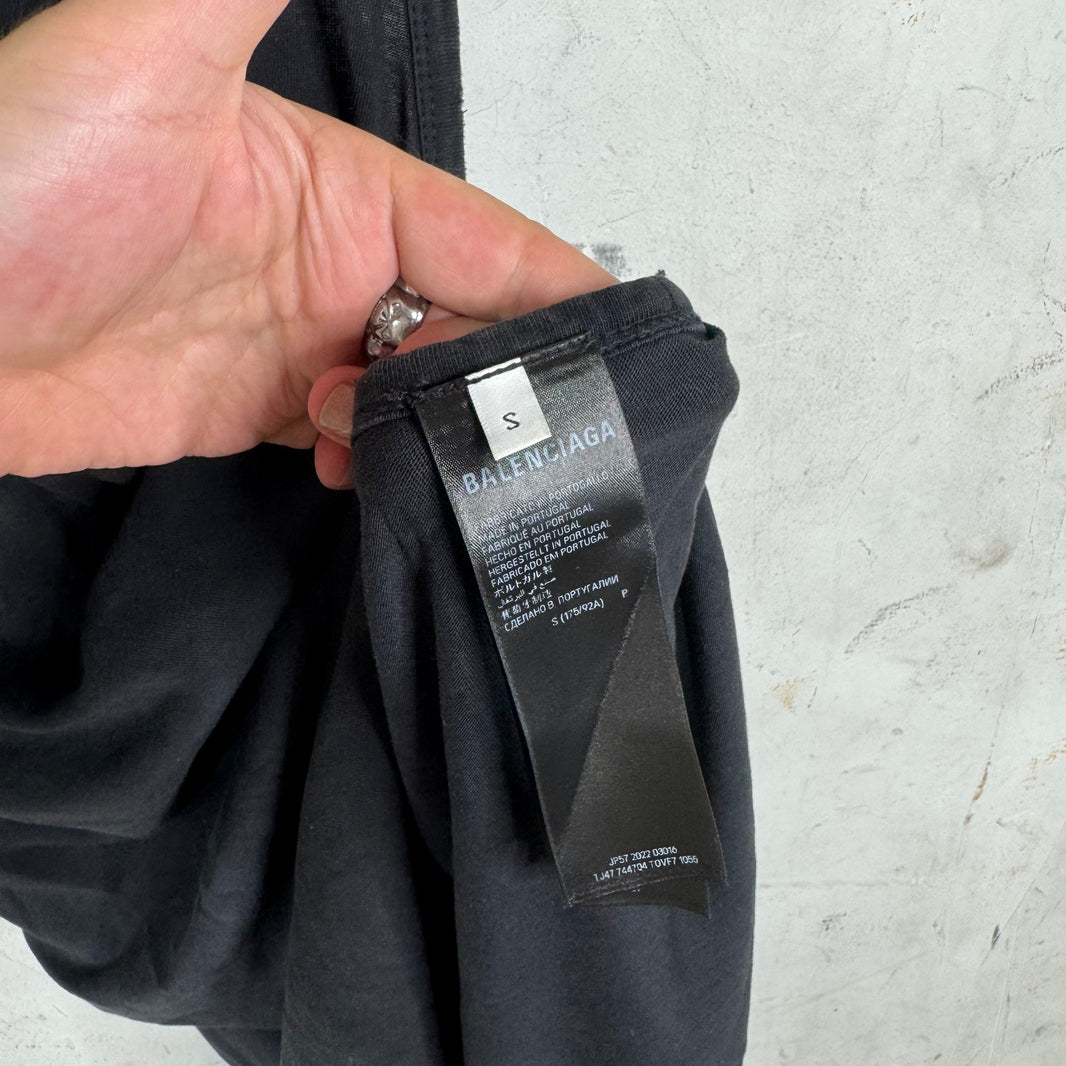 Balenciaga Distressed Long Sleeveless Shirt