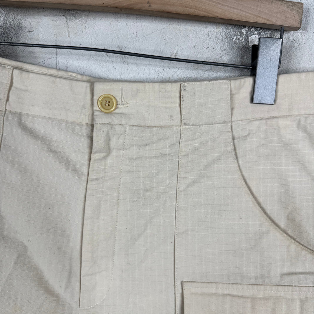 Gucci x TNF Cream Cargo Shorts