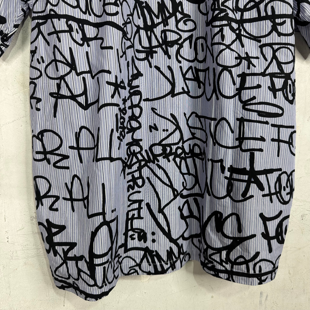 Supreme x CDG Scribble Zip Shirt