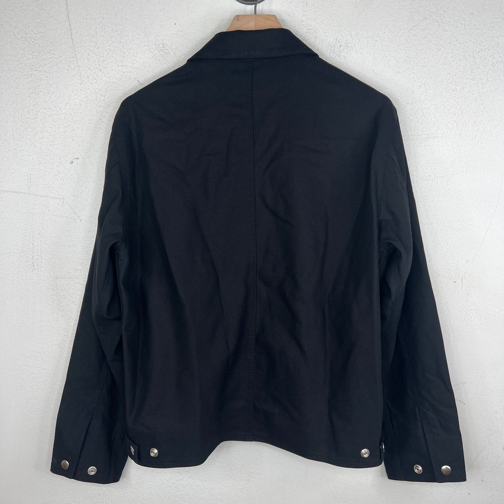 Stussy Black Embroidered Work Jacket