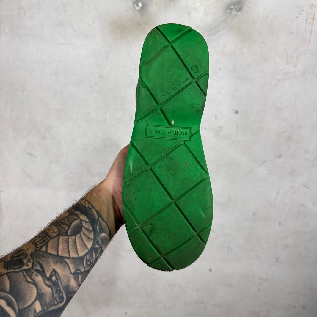 Bottega Veneta Green Rubber Puddle Boots