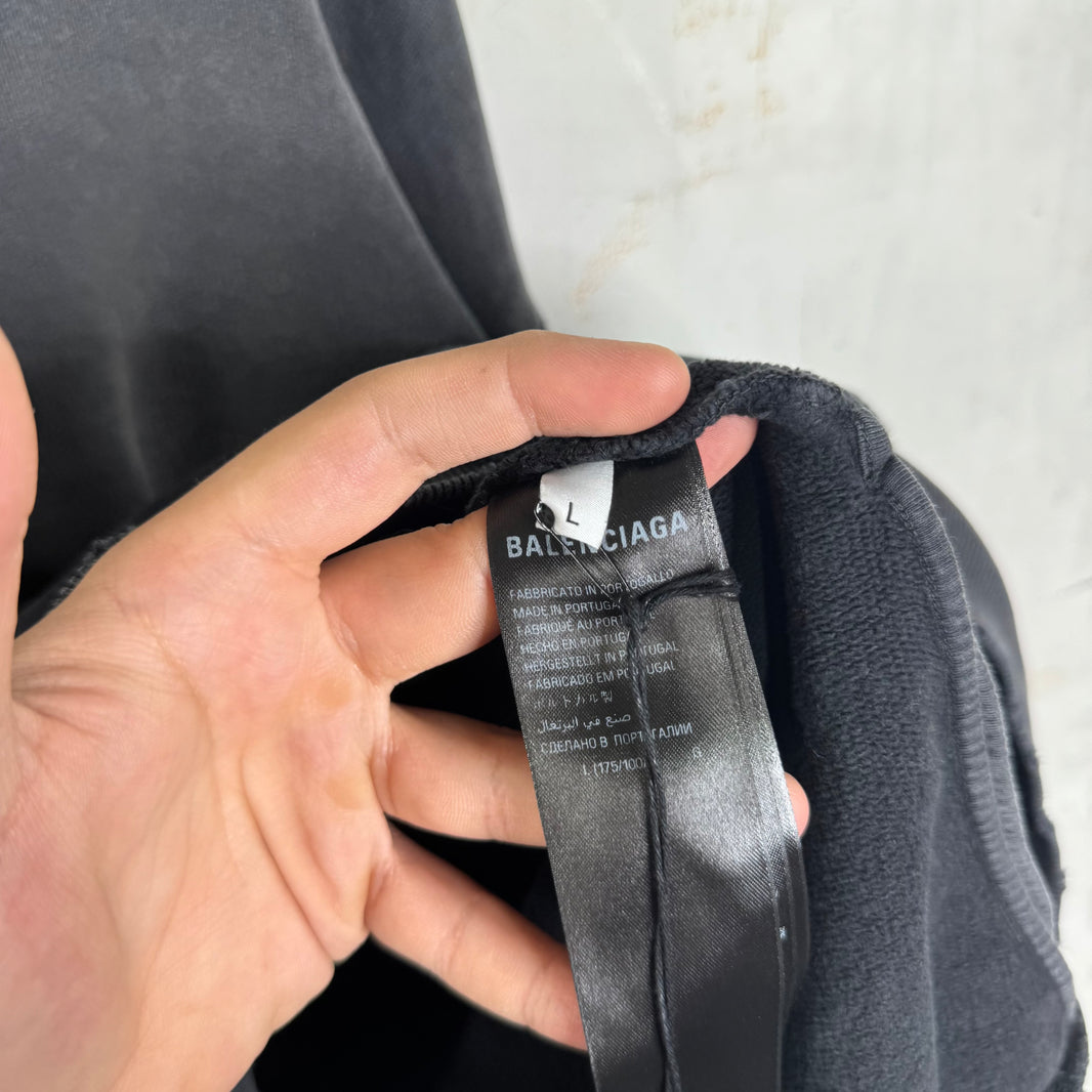 Balenciaga Loop Logo Tape Hoodie