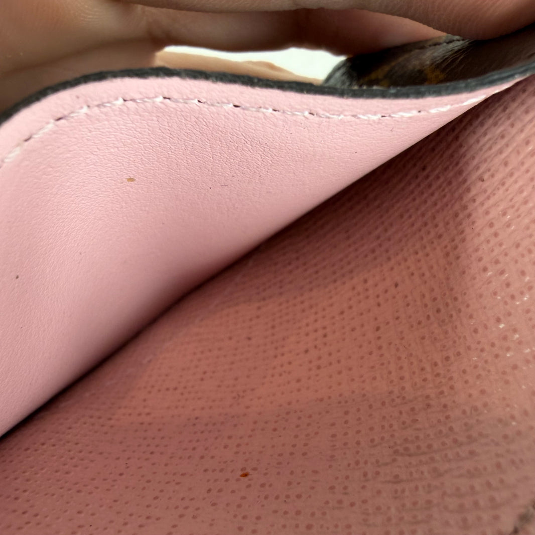 Louis Vuitton Charm Pink/Monogram Card Holder
