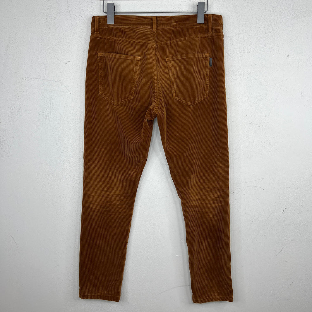 Saint Laurent Brown Corduroy D02 Pants