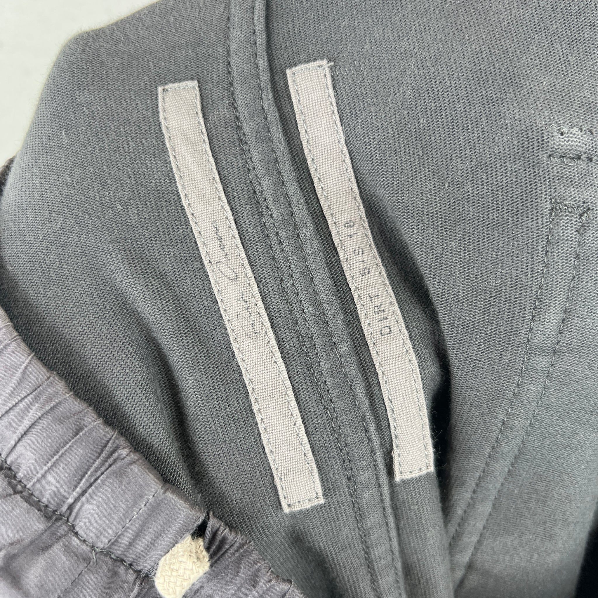 Rick Owens Grey Mastodon Jogger Sweatpants