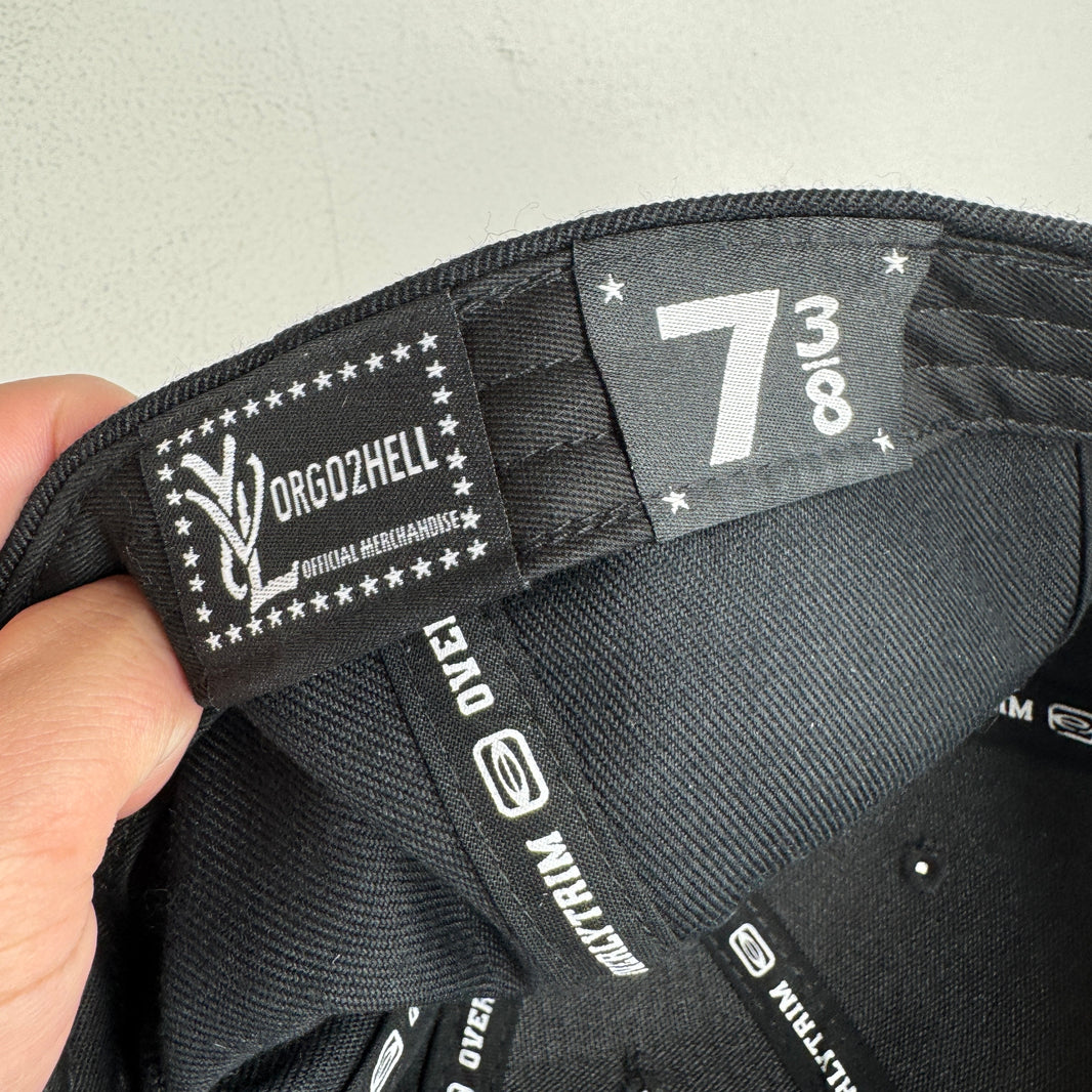 YVL Black Fitted Hat