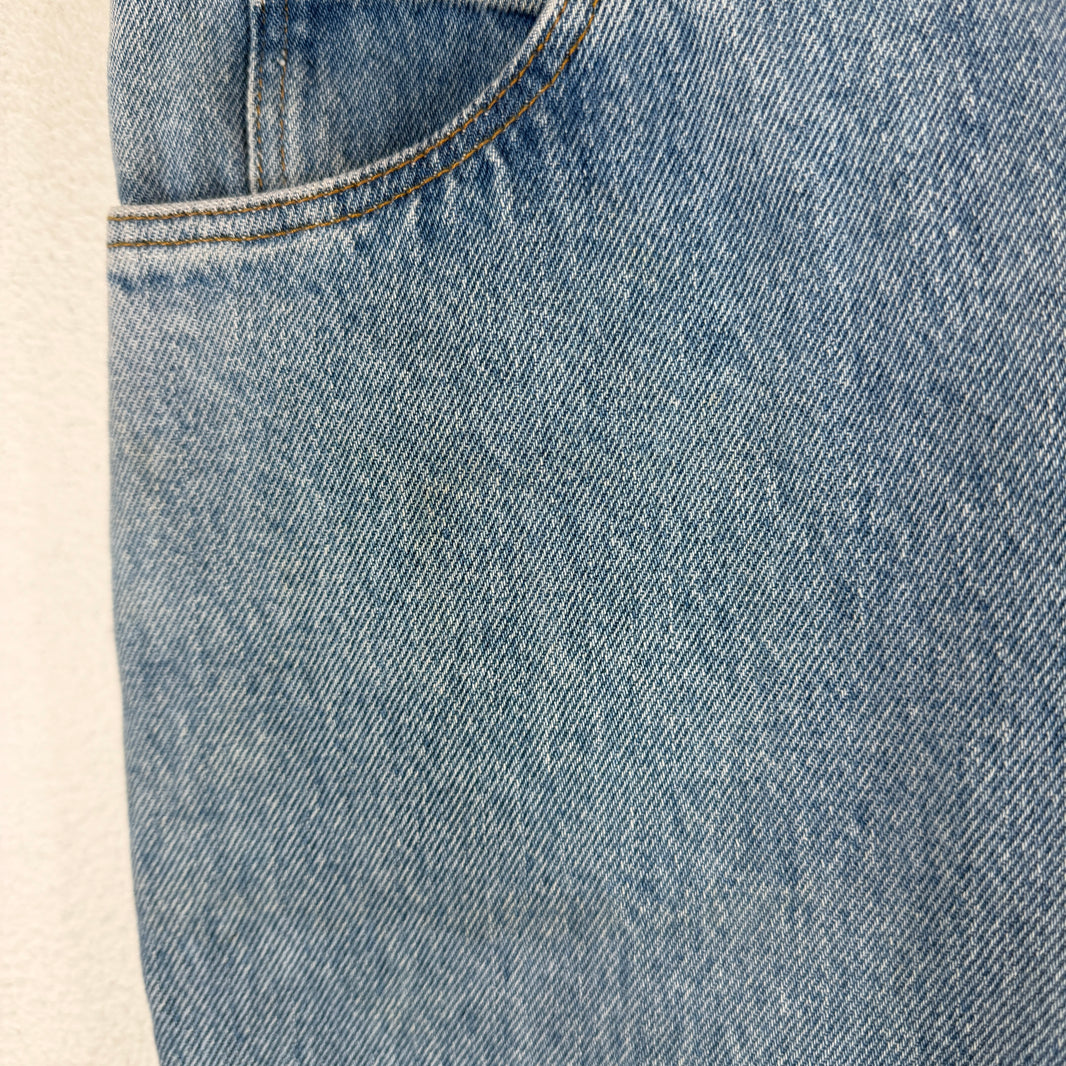 Martine Rose Flared Blue Jeans