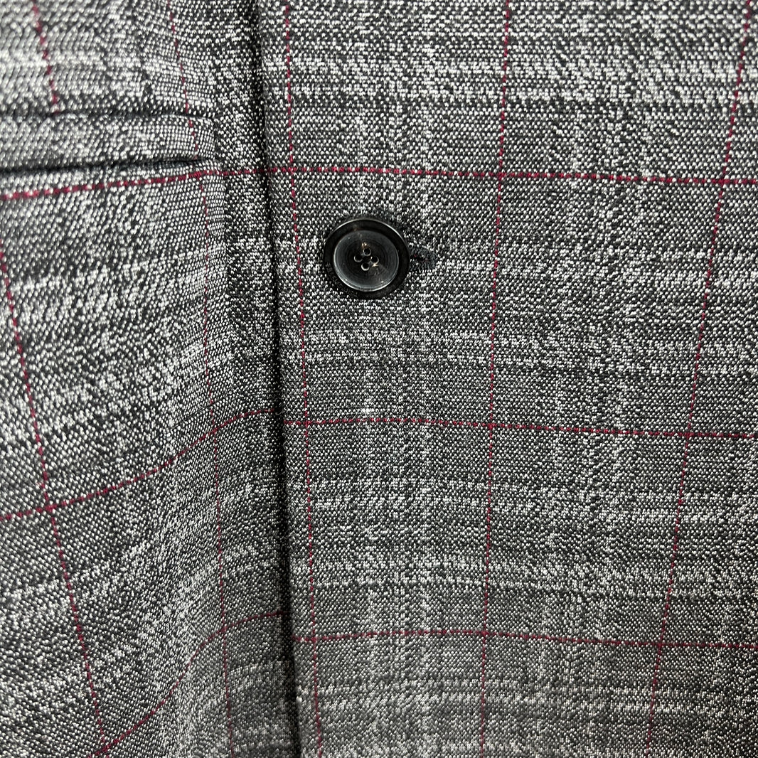 Balenciaga Double Breasted Plaid Blazer