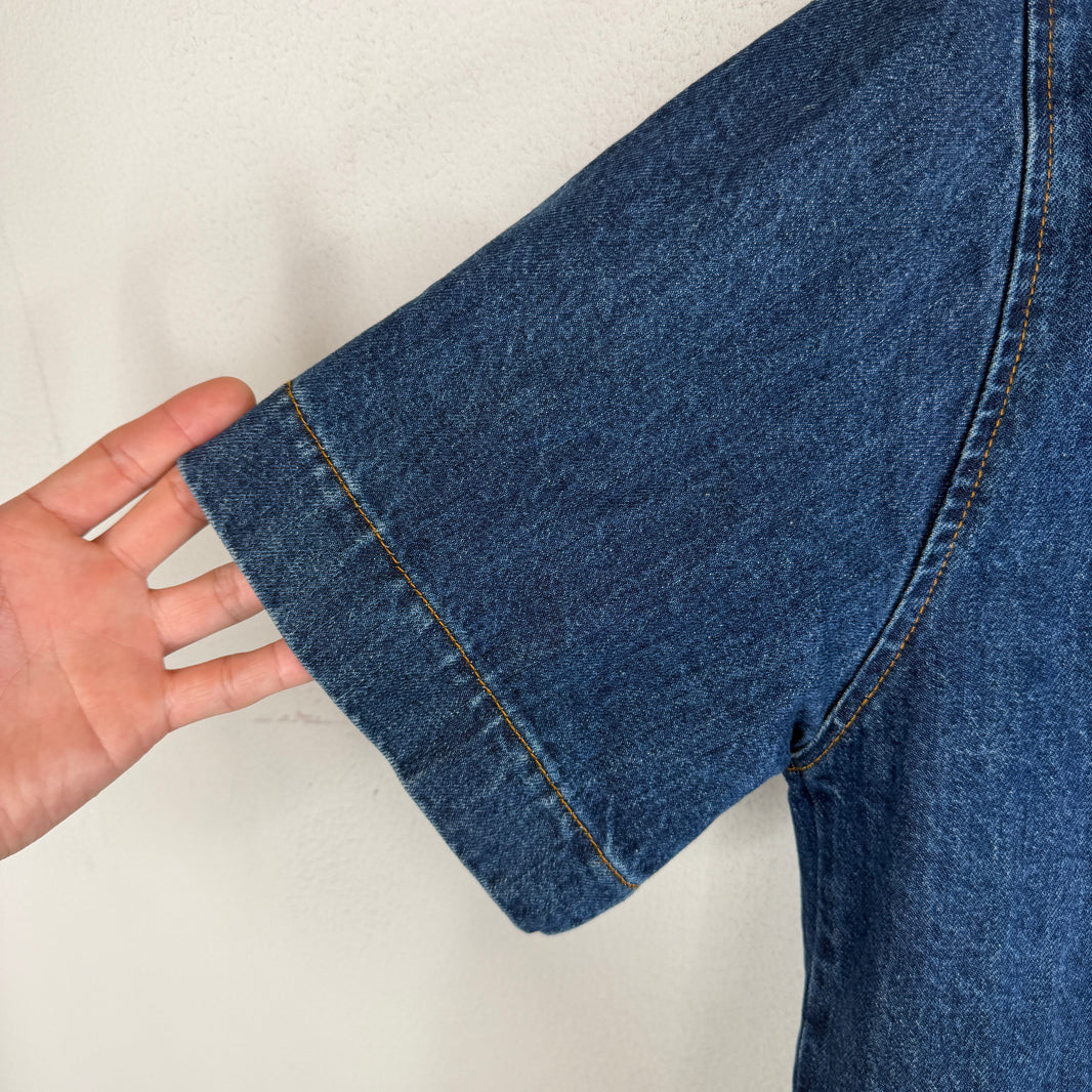 Louis Vuitton Sample Denim Button-Up Shirt