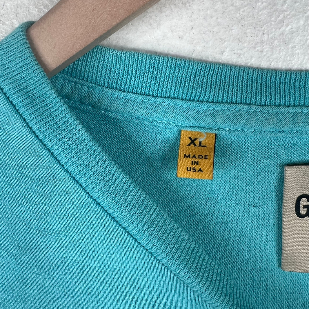 Gallery Dept Turquoise Logo T-Shirt