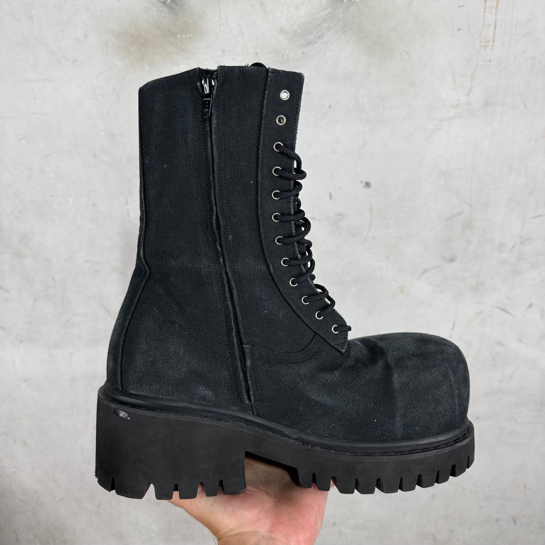 Balenciaga Canvas Stomper Booties