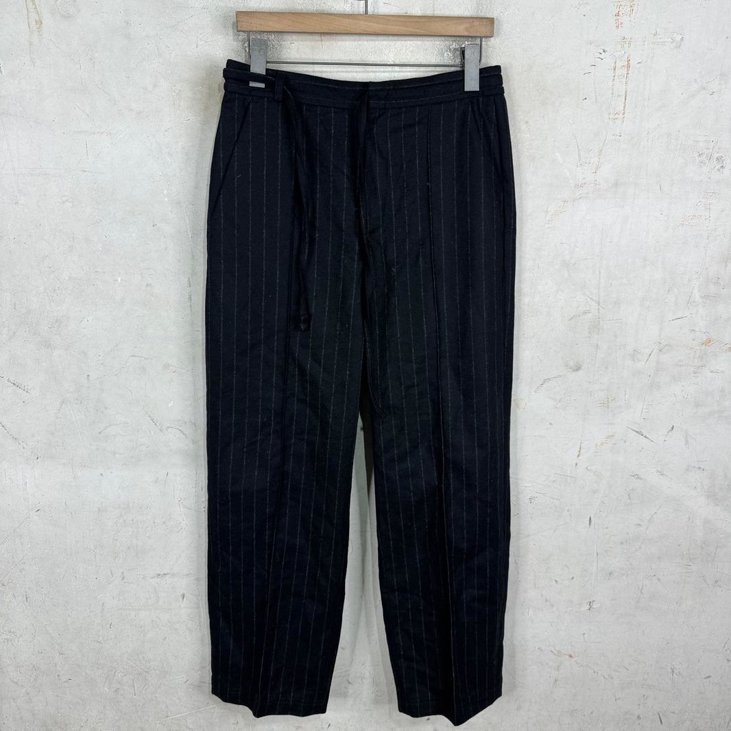 Margiela Pinstriped Elastic Waist Trousers