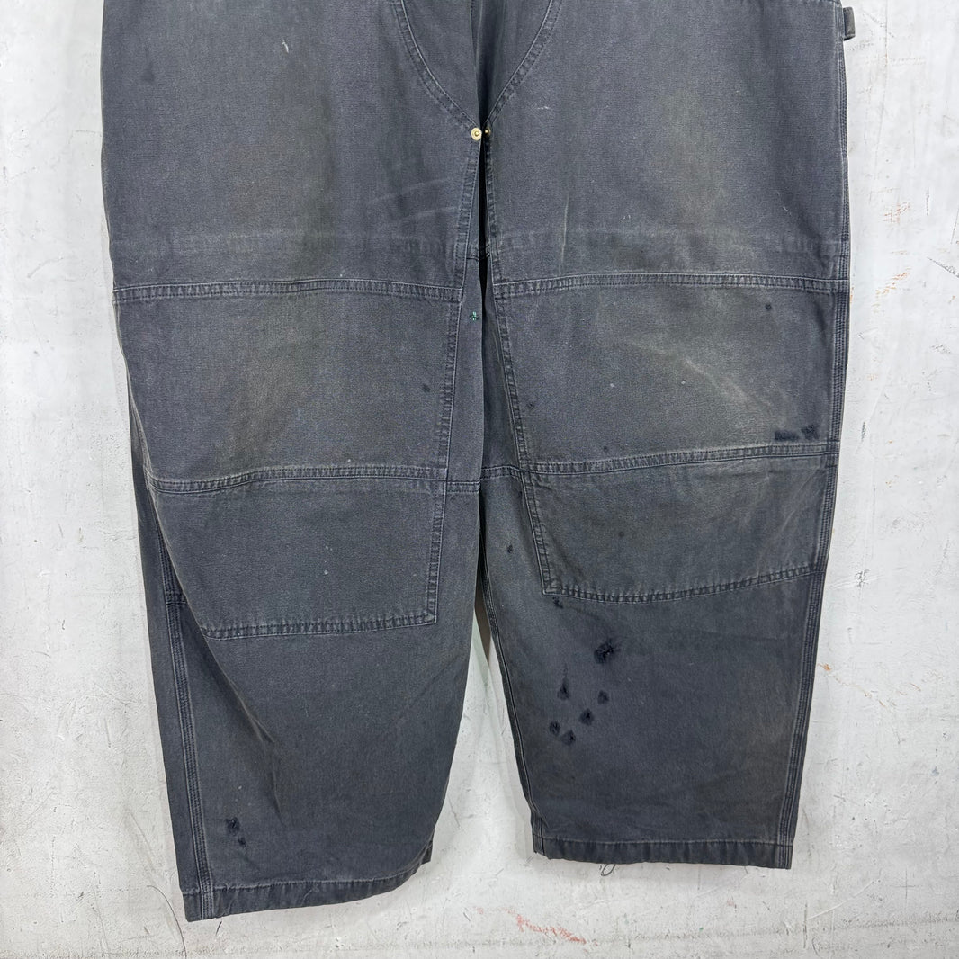 Balenciaga Washed Baggy Drawstring Carpenters