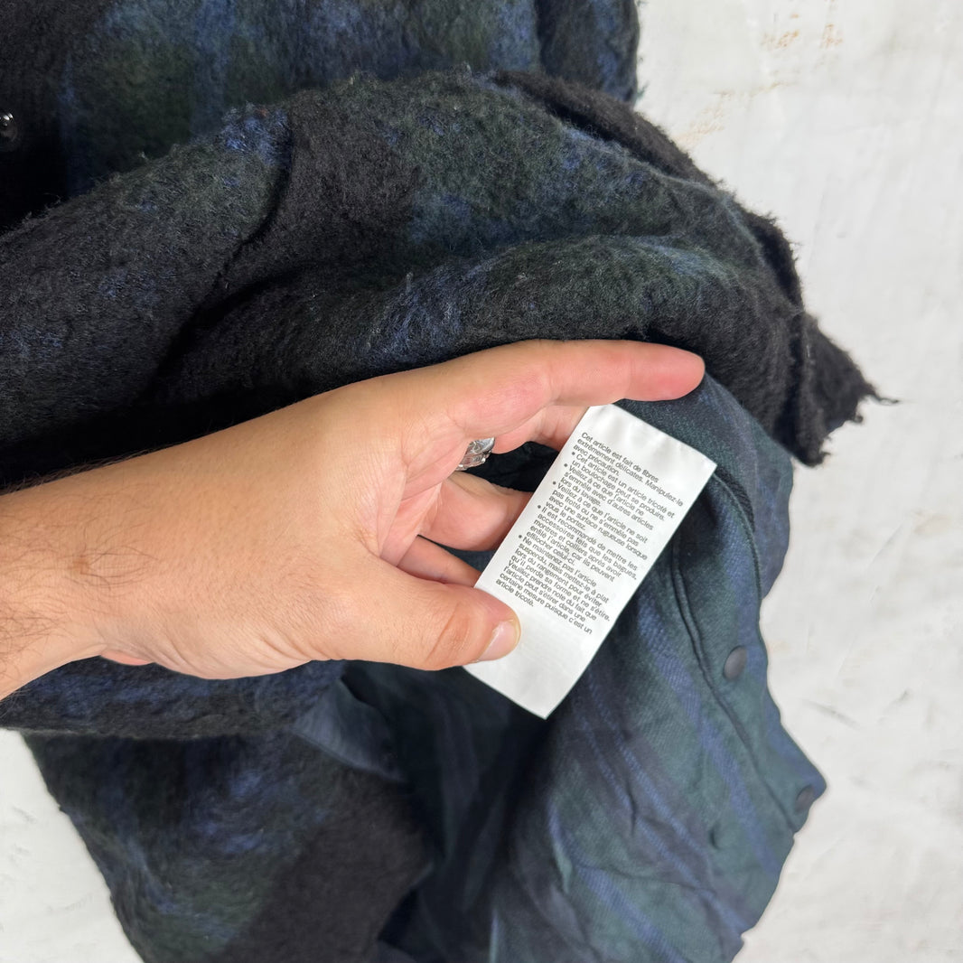 Sacai Wool Plaid Cardigan