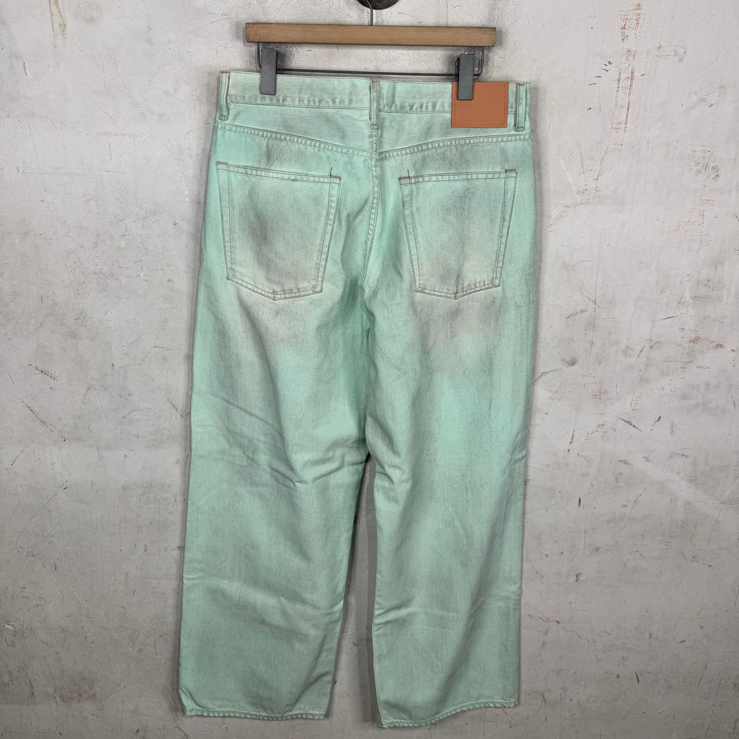 Acne Studios 1981 Mint Glow Jeans