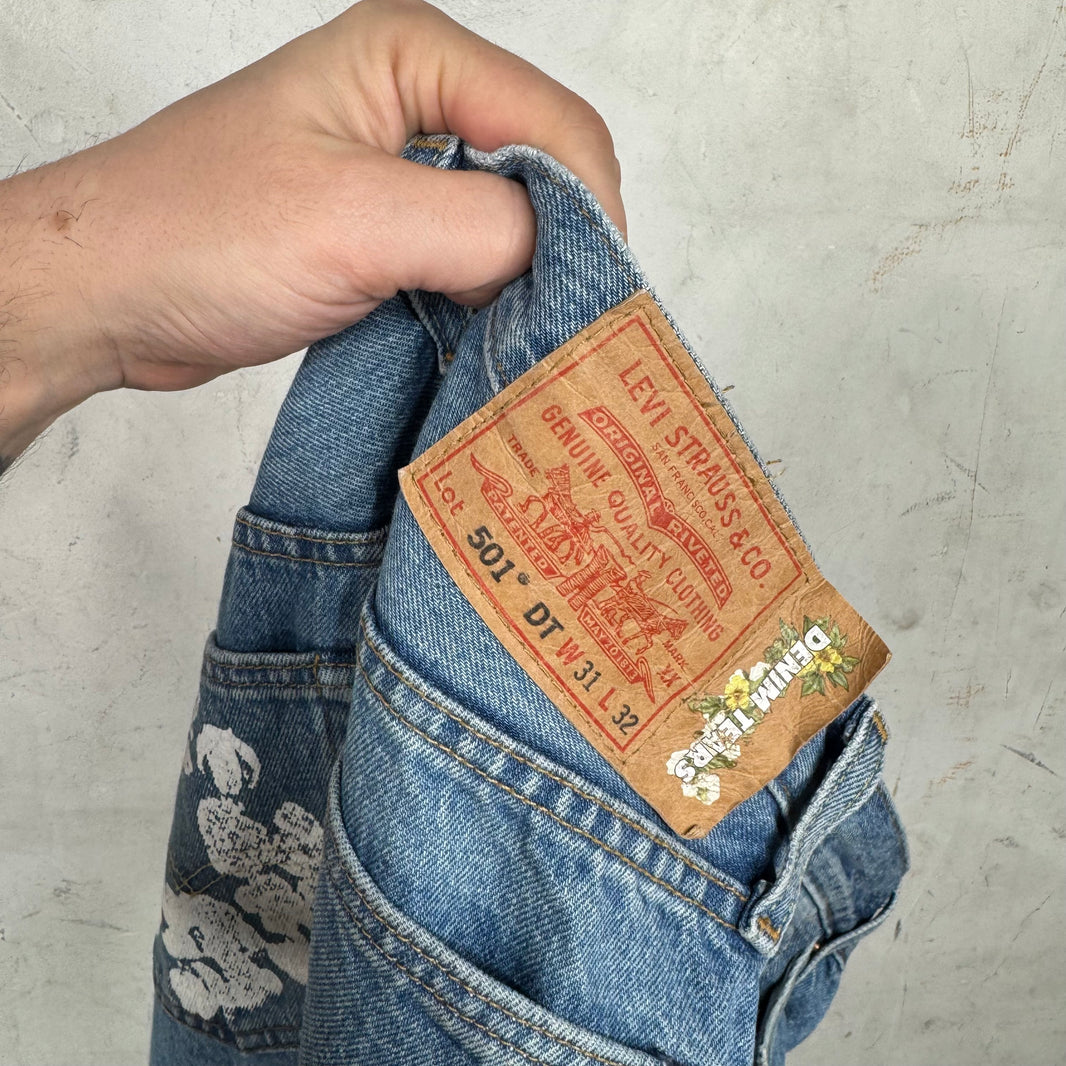 Levi’s x Denim Tears Wreath Jeans Medium Blue