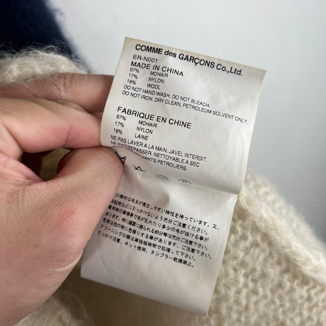 CDG Ganryu Tri Tone Mohair Sweater