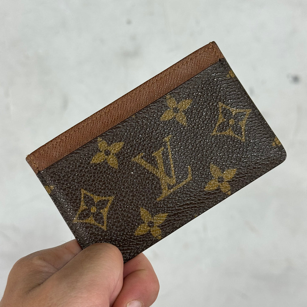 Louis Vuitton Brown Monogram Card Holder