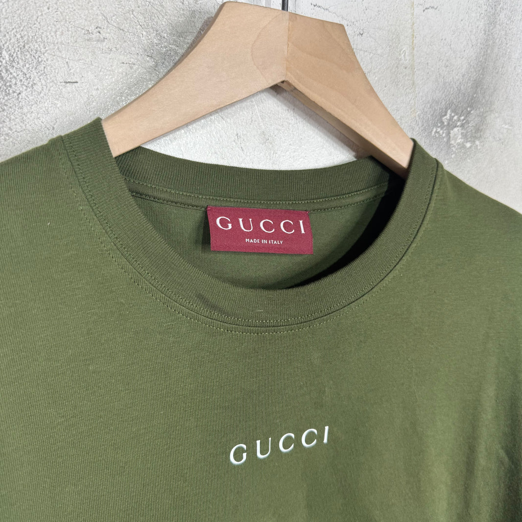 Gucci Olive Logo T-Shirt