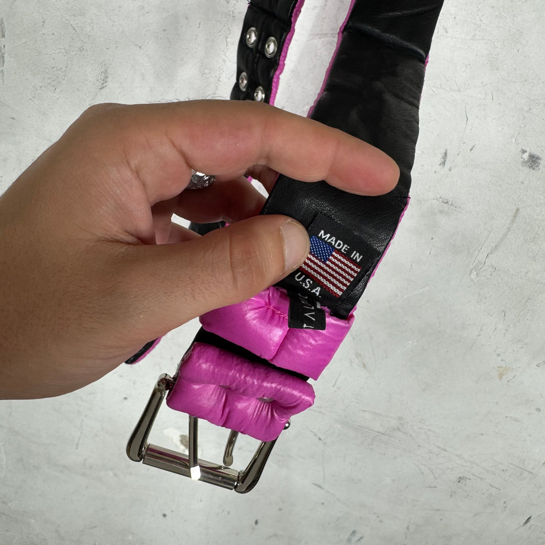 Aris Tatalovich Padded Pink Roller Belt